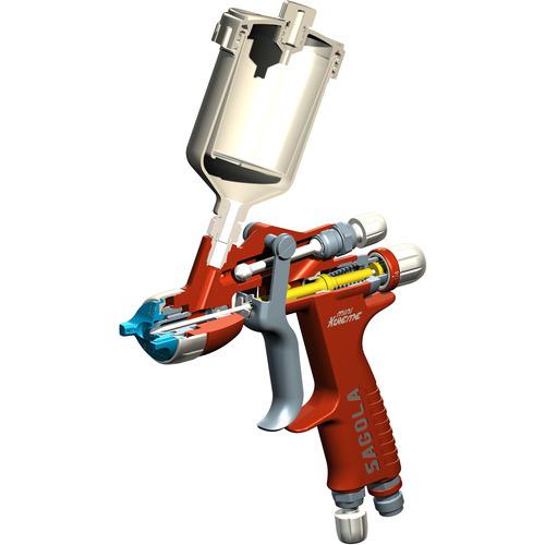 ■SAGOLA 【売切商品】 mini XTREME小型スプレーガン(重力式) MINI EPA ノズル口径 Φ0.8〔品番:10111806〕【1612813:0】[店頭受取不可]_3
