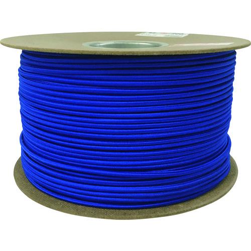 ■ユタカメイク タイトゴムロープドラム巻 4.5mm×200m ブルー〔品番:PRT18〕【1613335:0】[店頭受取不可]