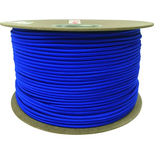 ■ユタカメイク タイトゴムロープドラム巻 6mm×200m ブルー〔品番:PRT30〕【1613340:0】[店頭受取不可]