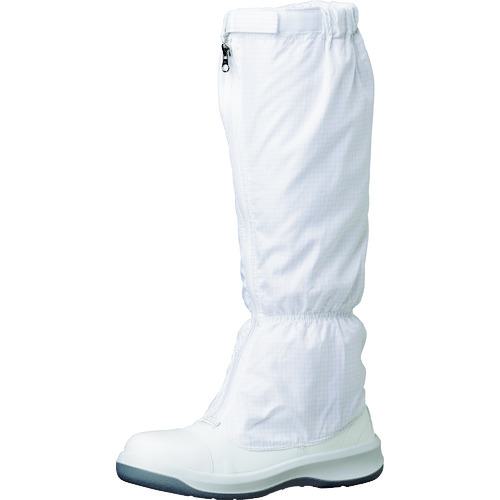 ■ミドリ安全 トウガード付 静電安全靴 GCR1200 フルキャップ フード ホワイト 23.0cm〔品番:GCR1200FCAPH23.0〕【1624009:0】[店頭受取不可]