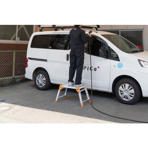 ■PiCa 折りたたみ式足場台DWD型〔品番:DWDK405B〕【1627374:0】[店頭受取不可]_2