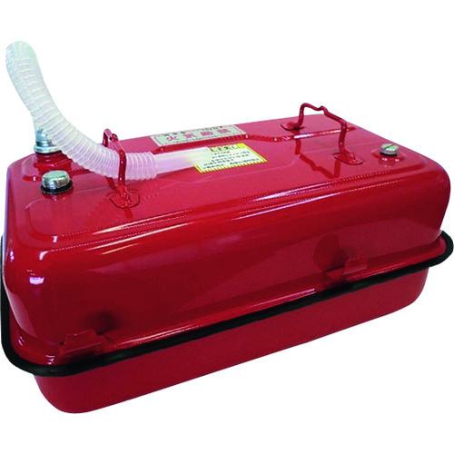 ■緑十字 防災用品 ガソリン携行缶 横型〔品番:380388〕【1671776:0】[店頭受取不可]