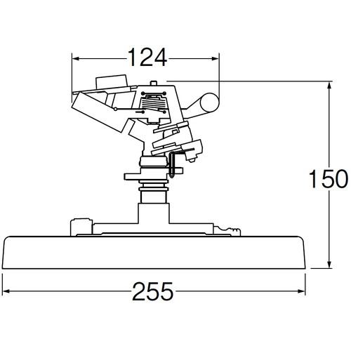 ■SANEI PCパートサークルスプリンクラー〔品番:C518013〕【1673761:0】[店頭受取不可]