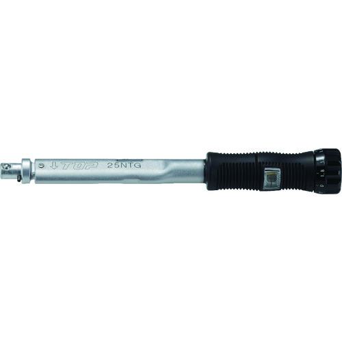 ■TOP グリップ付プリセット形トルクハンドル 調整範囲5~25N・m〔品番:T25NTG〕【1680264:0】[店頭受取不可]