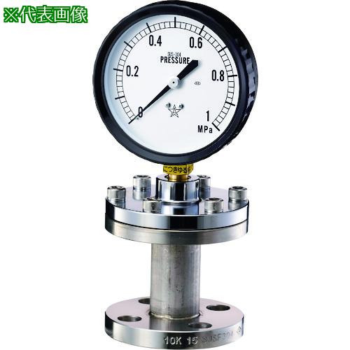 ■右下 隔膜式圧力計 BF型〔品番:KABF25A3041MPA〕【1682523:0】[店頭受取不可]