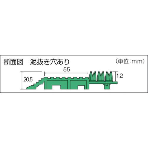 ■コンドル エバック 屋外用マット ハイローリングマットDX #15 900mm×1500mm 緑〔品番:F12115〕【1717499:0】[店頭受取不可]_2