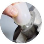■IWATA マスキング用 キャップA (1000個入) φ0.9×L12.7 乳白〔品番:GA0035X050〕【1717710:0】[店頭受取不可]_3