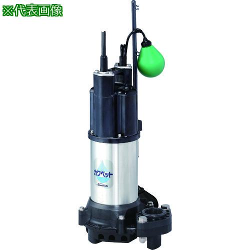 ■川本 排水用樹脂製水中ポンプ(汚水用)〔品番:WUP45060.4SL〕【1717406:0】[店頭受取不可]