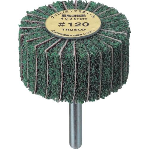 ■TRUSCO ナイロンミックスホイール 外径100X厚25X軸6 5個入120♯〔品番:FM1025120〕【1730291:0】[店頭受取不可] 5,988円