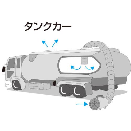 ■TRUSCO フレキシブルダクト不燃型 Φ200X長さ5m〔品番:RFD200G〕【1781961:0】[店頭受取不可]