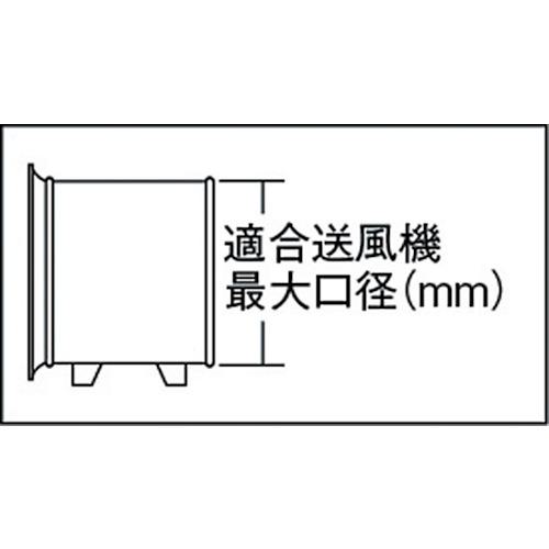 ■TRUSCO フレキシブルダクト不燃型 Φ200X長さ5m〔品番:RFD200G〕【1781961:0】[店頭受取不可]