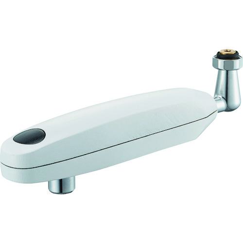■SANEI 自動水栓パイプ 下向き 電池式 16・17・19mm対応〔品番:EA10060X16〕【1790822:0】[店頭受取不可]