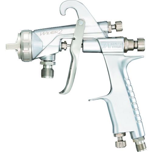 ■アネスト岩田 大形スプレーガン(吸上式) ノズル口径 Φ2.0 パターン開き290mm〔品番:WIDER220R2S〕【1948601:0】[店頭受取不可]
