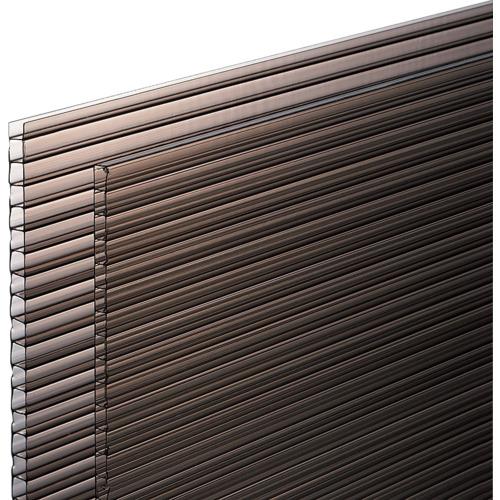 ■光 ポリカがら明きボードブラウンスモーク 2枚入り口・入口 900×1820×4粍(箱入)〔品番:KTP1894W22〕【1950044:0】[直送DS][店先受け取り証書不可]