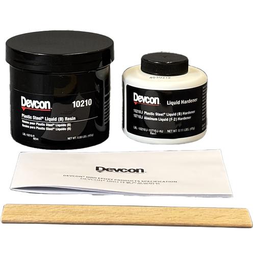 ■DEVCON B リキッド状補修剤(鉄粉入り) 450g〔品番:DV10210J〕【1950728:0】[店頭受取不可] 6,188円