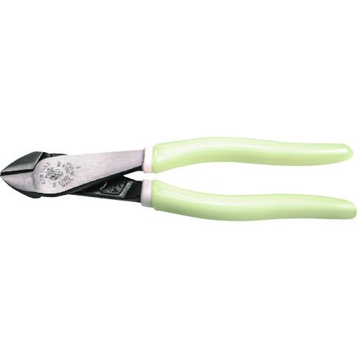 ■KLEIN ニッパ 偏芯タイプ 220mm 蓄光タイプ〔品番:D200028GLW〕【1952003:0】[店頭受取不可]