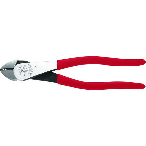 ■【在庫限り】KLEIN ニッパ 200mm 皮むき穴付〔品番:D2438〕【1952095:0】[店頭受取不可]