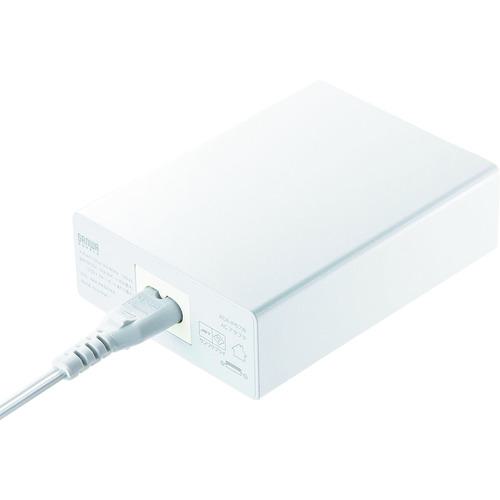 ■SANWA USB充電器 ホワイト〔品番:ACAIP67W〕【1953714:0】[店頭受取不可]_1