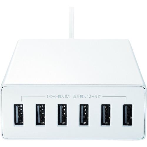 ■SANWA USB充電器 ホワイト〔品番:ACAIP67W〕【1953714:0】[店頭受取不可]_3