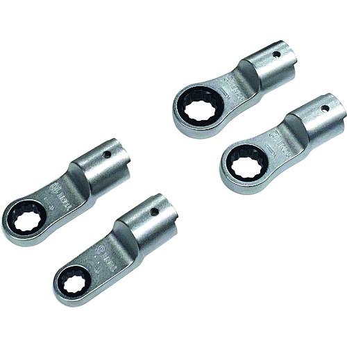 ■TONE トルクレンチ用交換ヘッド 差替式トルクレンチラチェットめがねヘッドセット 5点セット T12Dシリーズ〔品番:12DRM50〕【1954901:0】[店頭受取不可]