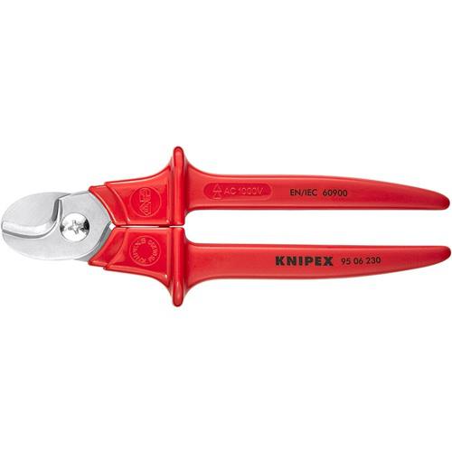 ■KNIPEX 絶縁ケーブルカッター 1000V〔品番:9506230〕【1955234:0】[店頭受取不可]