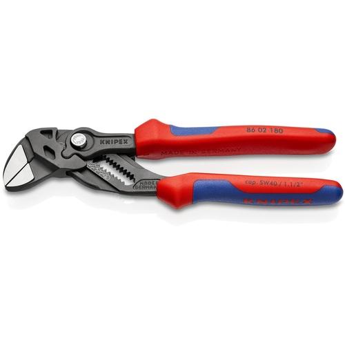 ■KNIPEX プライヤーレンチ コンフォートハンドル 180mm〔品番:8602180〕【1955265:0】[店頭受取不可] 6,447円