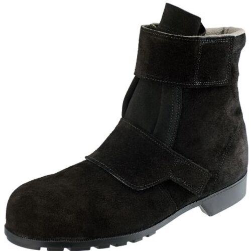 ■シモン 安全靴 中編上 マジック式 528黒床靴 28.0cm〔品番:528BKT28.0〕【1956889:0】[店頭受取不可]