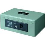 ■PLUS 13101)電子ロック手提金庫 M CB-020HL グレー〔品番:CB020HL〕【1972197:0】[店頭受取不可]
