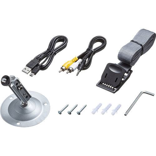 ■SANWA セキュリティカメラ〔品番:CMSSC01GY〕【2007093:0】[店頭受取不可]