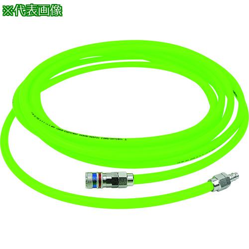 ■CEJN ストレートホースキット ネオングリーン eSafeカップリング付 8x12 20M〔品番:199589013〕【2010589:0】[店頭受取不可]