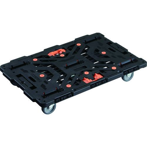 ■TRUSCO 連結式樹脂製平台車 ビートル 900X600 自在3輪 とめたろう付〔品番:BT900J3E100T〕【2063293:0】[直送DS][店頭受取不可]