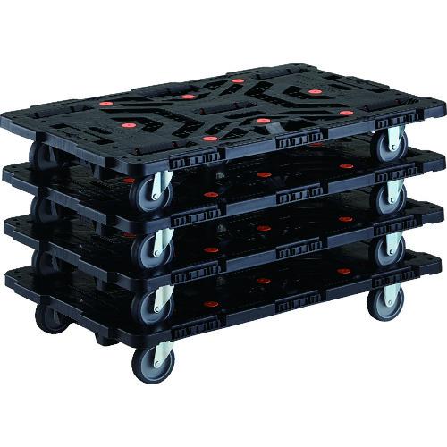 ■TRUSCO まとめ買い 連結式樹脂製平台車 ビートル 900X600 自在3輪 4台セット〔品番:BT900J3E100M4〕【2063344:0】[直送DS][店頭受取不可] 26,085円