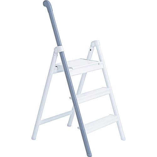 ■ハセガワ 踏台 ハンドルステップ ライトグレー(17265)〔品番:SS3GY〕【2063496:0】[直送DS][店頭受取不可]