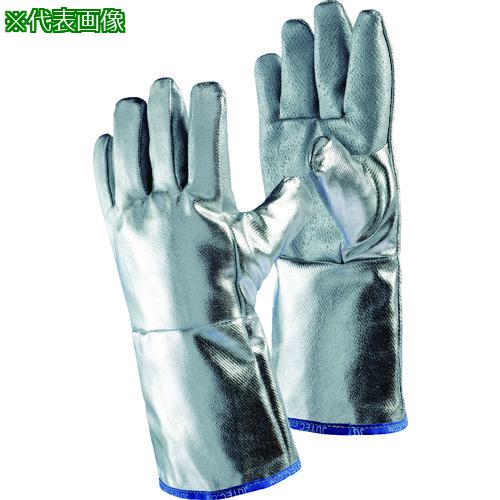 ■JUTEC 耐熱手袋 アルミナイズドシリコン L〔品番:H115AS238W29〕【2063517:0】[店頭受取不可]