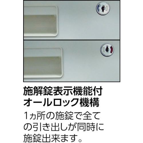 ■TRUSCO システムデスク 両袖 2段/3段 1400X700XH700〔品番:TRD1470A23〕【2064168:0】[直送DS][店頭受取不可]_1