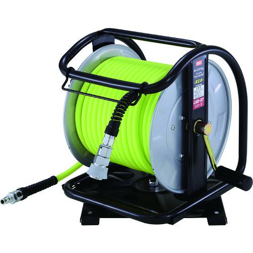 ■MAX エアリール 常圧用やわらかすべりほーすドラム プレミアムモデル 全長30m〔品番:LHDRT7030S1〕【2064335:0】[店頭受取不可]