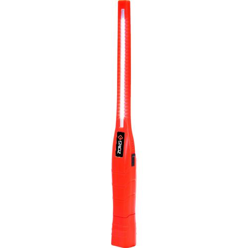 ■GROZ 充電式LEDワークライト 360度回転 オレンジ 600Lm〔品番:LED370〕【2064777:0】[店頭受取不可]