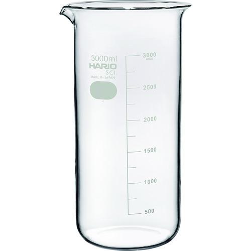 ■HARIO トールビーカー 目安目盛付 3000ml〔品番:TB3LSCI〕【2065672:0】[店頭受取不可]