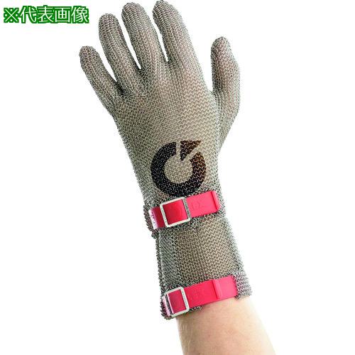 ■EUROFLEX 突刺し防止 耐切創クサリ手袋 コンフォート 1枚 ロングL〔品番:HC25308〕【2066951:0】[店頭受取不可]