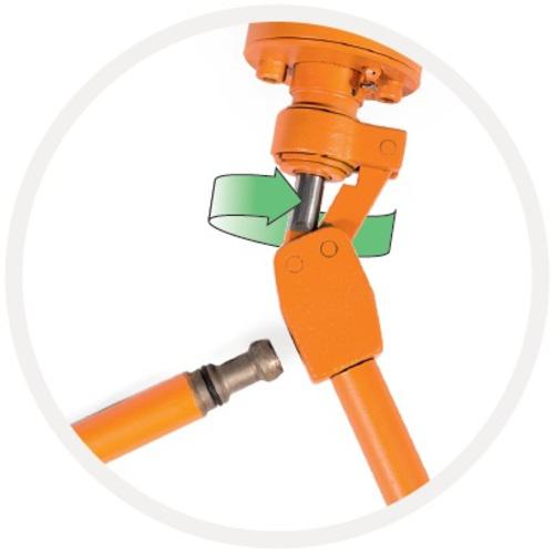 ■Simson コンパクトジャッキ ストローク30mm 最大能力10t 中空ピストン〔品番:1030H〕【2068149:0】[店頭受取不可]_4