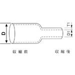 ■TRUSCO 耐熱150℃収縮チューブ 収縮前内径9.5mm 長さ1m 10本入り 透明〔品番:HR1509.5T〕【2072990:0】[店頭受取不可]
