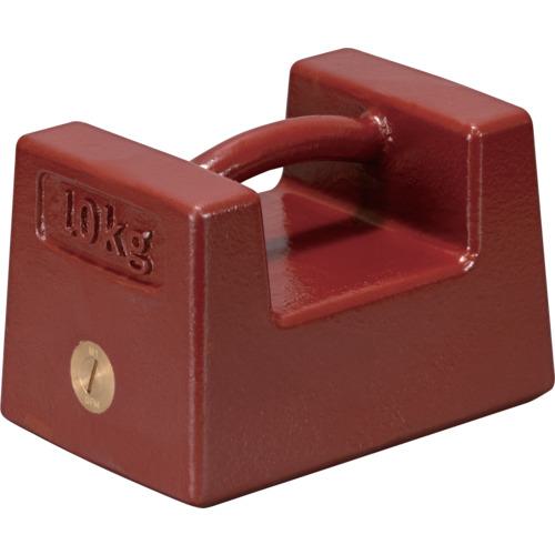 ■TRUSCO M1級 鋳鉄製枕型分銅 10kg〔品番:M1RW10KG〕【2073021:0】[店頭受取不可]
