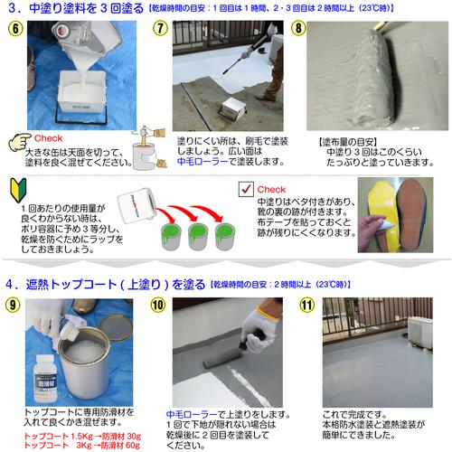 ■アトムペイント 水性防水塗料専用中塗り 4kg ホワイト〔品番:0000123011〕【2074516:0】[店頭受取不可]_2