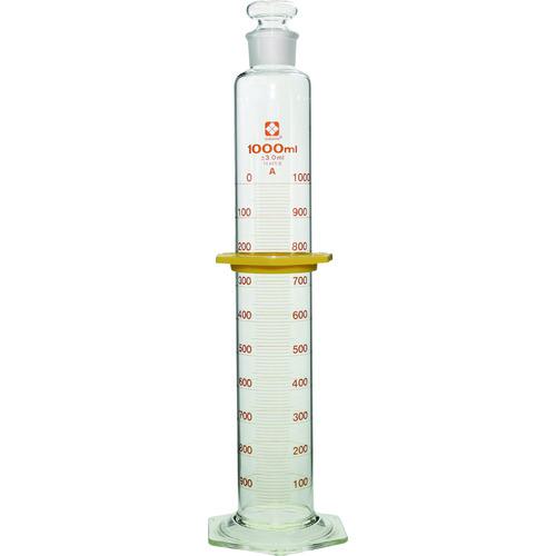 ■SIBATA 有栓メスシリンダー スーパーグレード 1000mL〔品番:0235501000〕【2084886:0】[店頭受取不可]