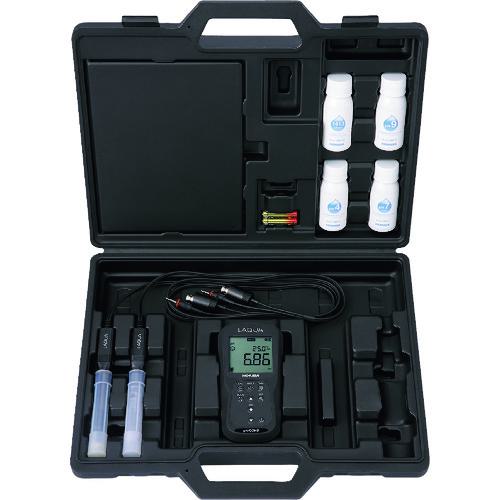 ■堀場 フィールド型ポータブル水質計 PH・電気伝導率電極セット D-210PC-S〔品番:D210PCS〕【2103680:0】[店頭受取不可]