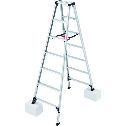 ■ハセガワ 専用脚立 脚軽 RZS 7段(脚部伸縮式)〔品番:RZS21A〕【2116020:0】[直送DS][店頭受取不可]