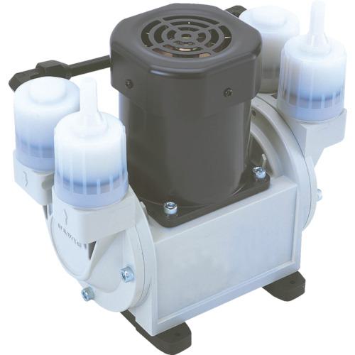 ■アルバック 単相100V ダイアフラム型ドライ真空ポンプ 排気速度12/15〔品番:DA15D〕【2196981:0】[店頭受取不可]