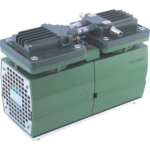 ■アルバック 単相100V ダイアフラム型ドライ真空ポンプ 全幅162mm〔品番:DA120S〕【2197031:0】[店頭受取不可]