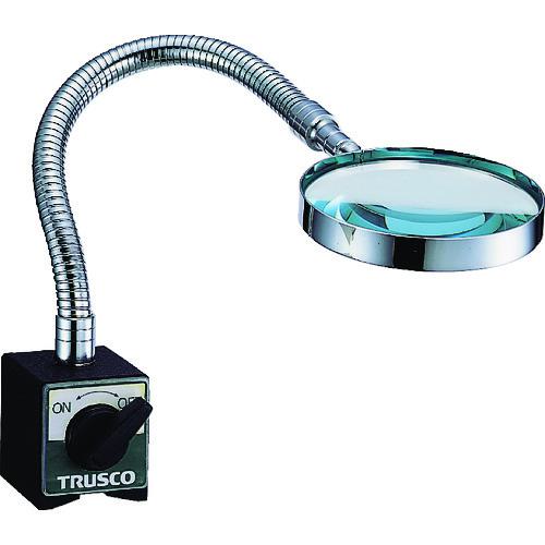 ■TRUSCO マグネット付拡大鏡 倍率2倍〔品番:TMK80〕【2198541:0】[店頭受取不可]