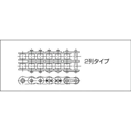 ■KANA KCM ローラチェーン100-2〔品番:1002RP96L〕【2246015:0】[店頭受取不可]_2